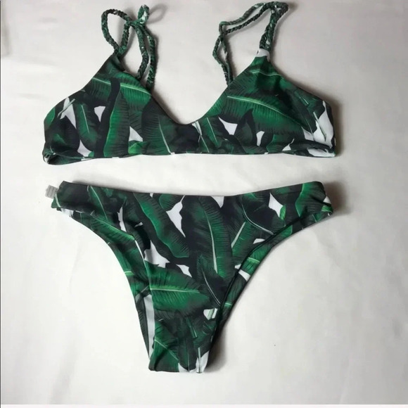 Two piece swim suite Sz small - Picture 2 of 3